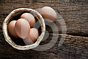 Egg in the basket