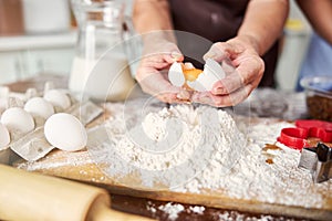 Egg being an essential ingredient of almost any dough