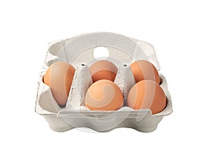 Egg Box with Chicken Eggs, Carton Pack or Egg Container