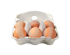 Egg Box with Chicken Eggs, Carton Pack or Egg Container