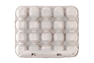 Egg box on a white background.