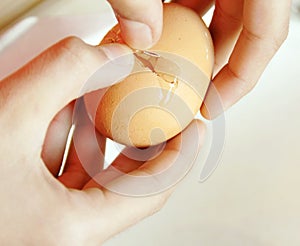 Egg breaking