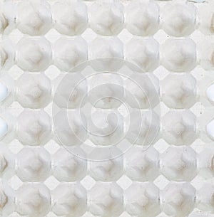 Egg carton package in top view