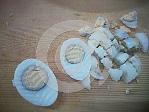 Egg desck yellow White