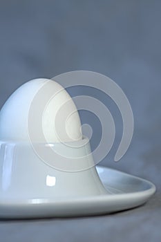 An egg in an eggcup