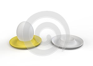 Egg and eggcup front