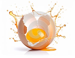 Egg exploding.