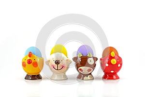 Egg in fancy egg cup