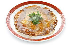 Egg foo young , chinese omelet with crab meat