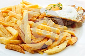 Egg and fries