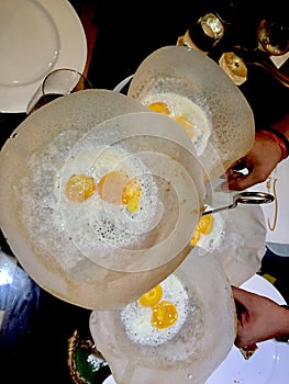 Egg hoppers - Sri Lanka cuisine