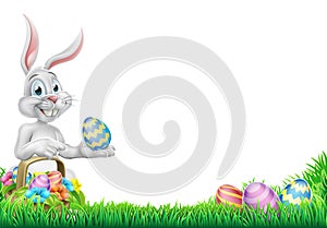 Egg Hunt Easter Bunny Rabbit Design photo