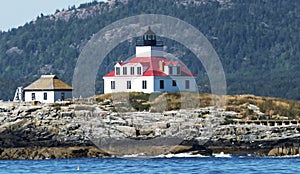 Egg Rock Lighthouse in Bar Harbor, Maine photo