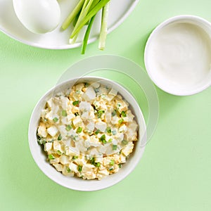 Egg salad with green onion