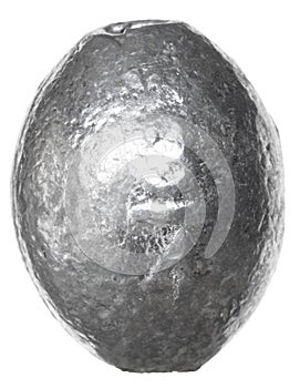 Egg shaped sinker for fishing photo