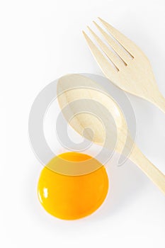 Egg spoon and fork