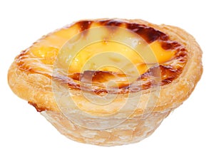 Egg tart Isolated