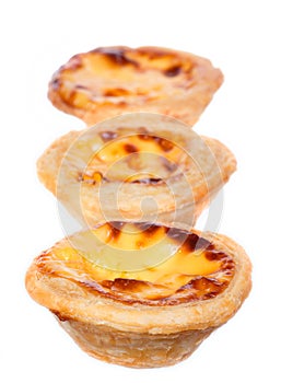 Egg tart Isolated