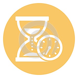 Egg timer, hourglass Vector Icon which can easily modify or edit