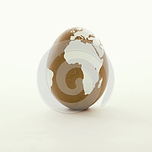 Egg world map