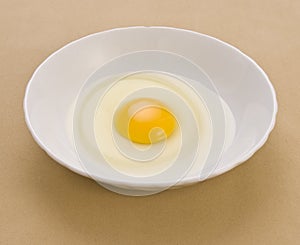 Egg yolk and egg white