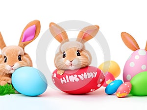 Eggciting Holidays: Hilarious Bunny Easter Banner