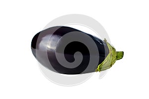 Eggplant or Aubergine on white background