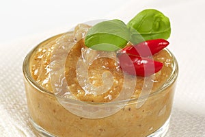 Eggplant dipping sauce or spread
