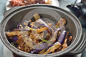 Eggplant minced pork