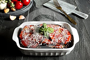 Eggplant parmigiana