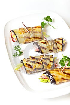 Eggplant rolls