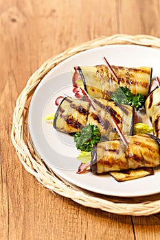 Eggplant rolls