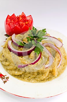 Eggplant salad - Romanian cuisine