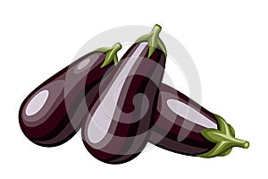 Eggplants. photo