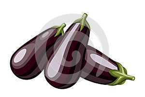 Eggplants.