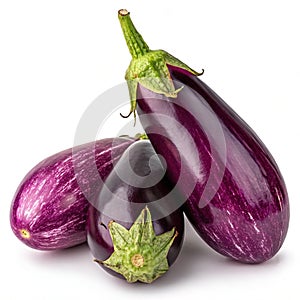 Eggplants isolated