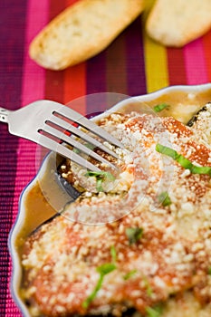 Eggplants parmigiana