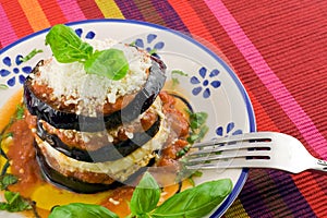 Eggplants parmigiana