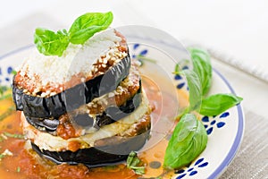 Eggplants parmigiana