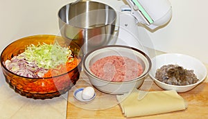 Eggroll Preparation