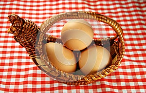 Eggs and basket
