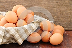 Eggs in basket