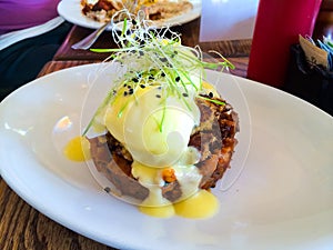 Eggs Benedict Crab Cakes