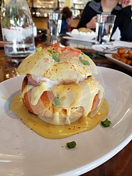 Eggs Benedict french breakfast