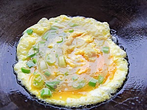 Eggs cooking