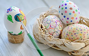 Eggs decorate