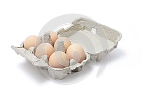 Eggs in Egg Carton photo