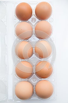 Eggs on an egg whisk