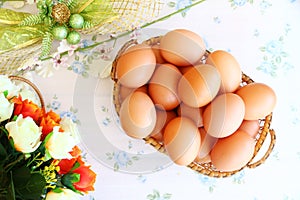 Eggs old vintage style