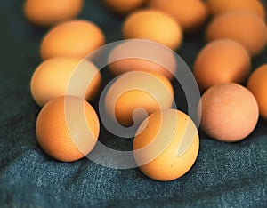 Eggs prepared for decoration for Easter celebration